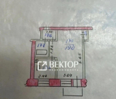 1-комн, 31кв м, этаж 3/3 Октябрьская улица, 20
