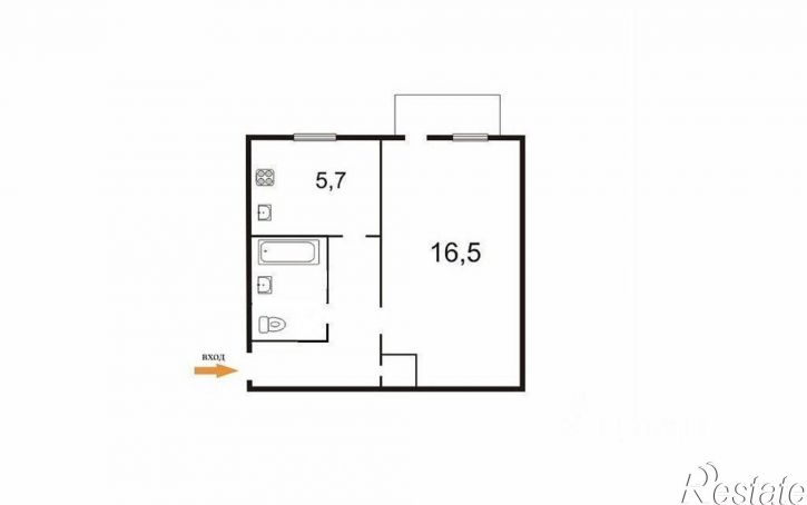 1-комн квартира Иваново, улица Ермака, 36