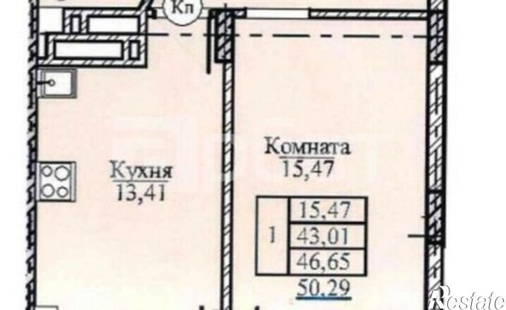 1-комн квартира Иваново, Профсоюзная улица, 8