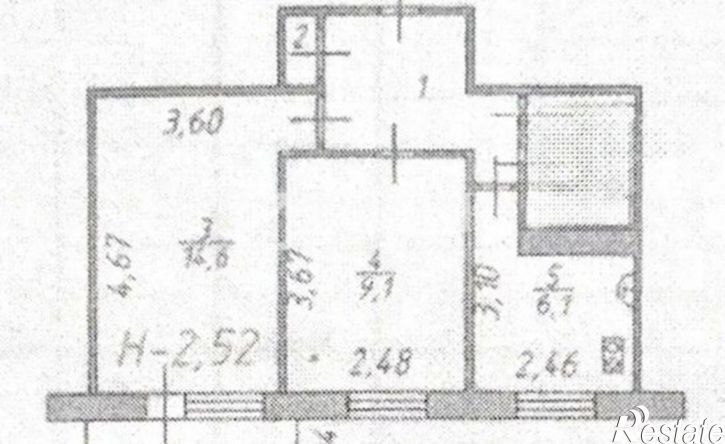2-комн квартира Иваново, улица Шубиных, 27Б