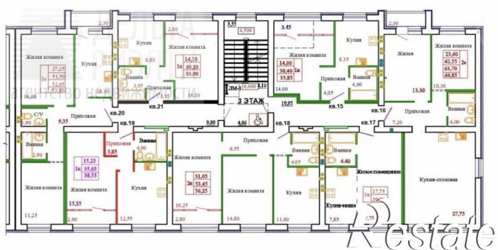 1-комн квартира Героев  пр-кт, 4